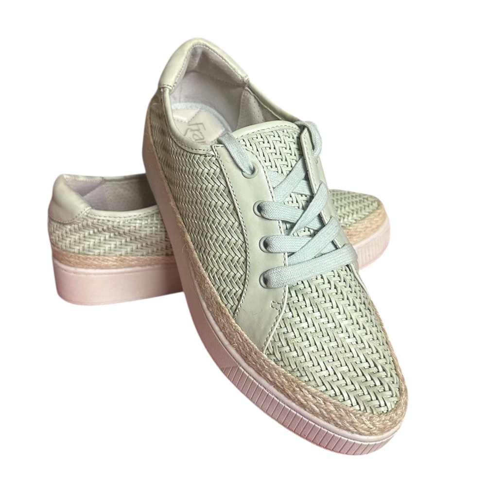 Franco Sarto Mint Green Woven Women's Sneakers